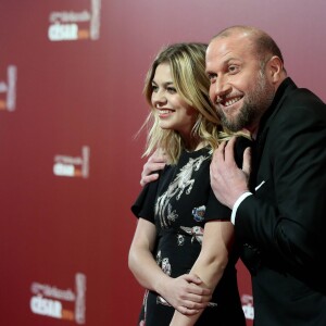 Louane Emera, François Damiens - Photocall lors de la 41ème cérémonie des Cesar au théâtre du Châtelet à Paris, le 26 février 2016. © Borde-Jacovides/BestimagE