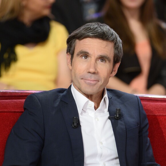 David Pujadas, à l'enregistrement de l'émission Vivement Dimanche à Paris le 2 juin 2015.