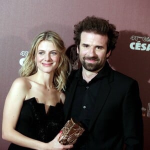 Cyril Dion et Mélanie Laurent (César du meilleur documentaire pour "Demain") - 41e cérémonie des Cesar au théâtre du Châtelet à Paris, le 26 février 2016. © Borde-Jacovides/Bestimage