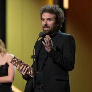 Cyril Dion et Mélanie Laurent (César du meilleur documentaire pour "Demain") - 41e cérémonie des Cesar au théâtre du Châtelet à Paris, le 26 février 2016. © Borde-Jacovides/Bestimage