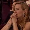 Kate Winslet émue pour l'Oscar de Leo.