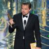 Leonardo DiCaprio (Oscar du meilleur acteur pour le film "The Revenant") - Intérieur - 88ème cérémonie des Oscars à Hollywood, le 28 février 2016