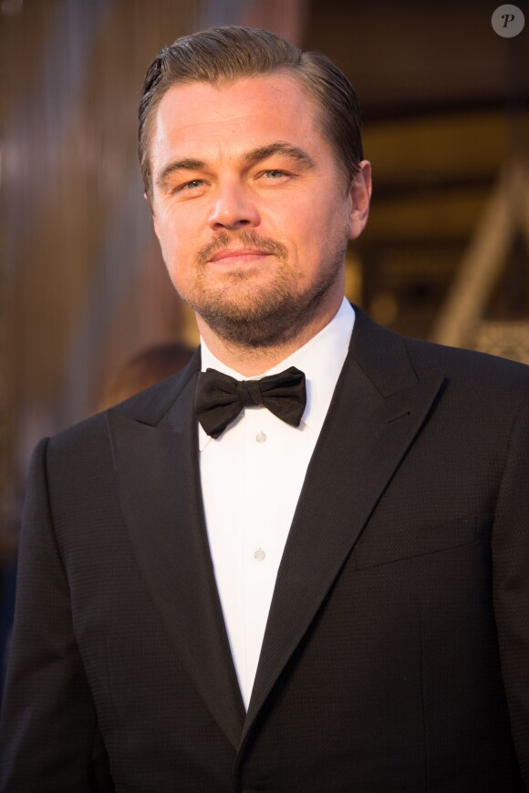 Leonardo DiCaprio (Meilleur acteur : dans The Revenant) - Arrivées à la 88ème cérémonie des Oscars à Hollywood le 28 février 2016.