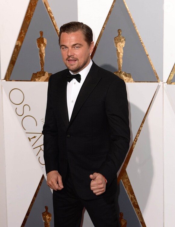 Leonardo DiCaprio - 88ème cérémonie des Oscars à Hollywood, le 28 février 2016.