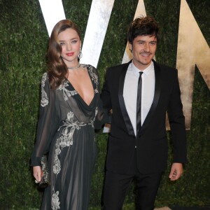 Miranda Kerr and Orlando Bloom a la soiree "Vanity Fair Oscar Party" a West Hollywood, le 24 fevrier 2013.