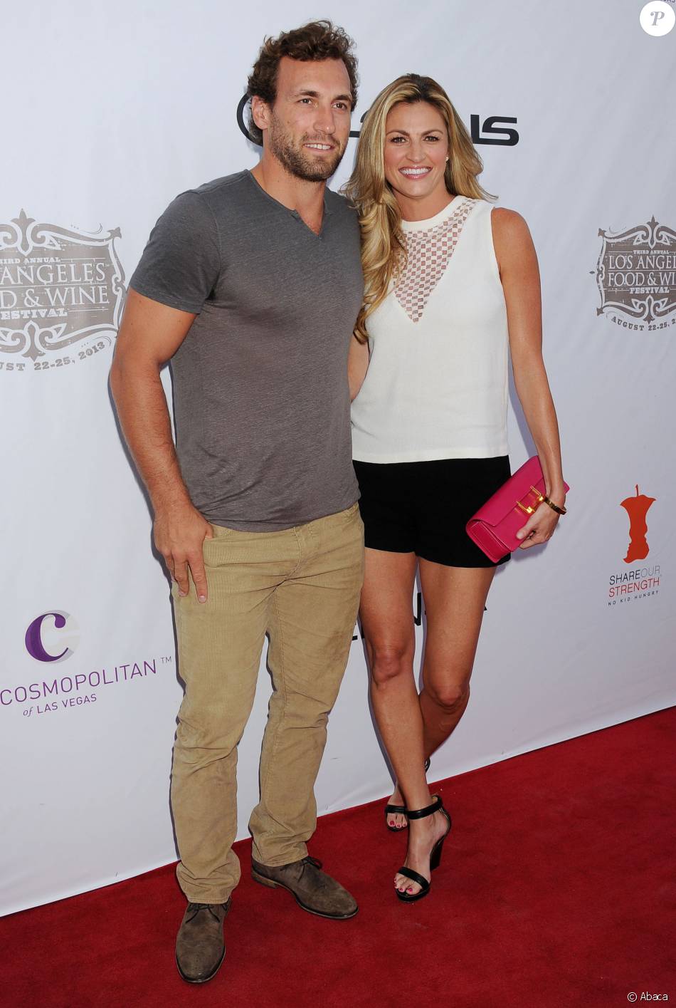 Erin Andrews et Jarret Stoll lors du 3e festival annuel Food & Wine de