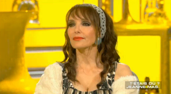 Jeanne Mas invitée sur le plateau de Salut les Terriens sur Canal+, le samedi 27 septembre 2014.