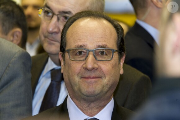Le président de la république François Hollande inaugure le 53ème Salon de l'Agriculture à Paris le 27 février 2016.