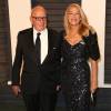 Rupert Murdoch, Jerry Hall - People à la soirée "Vanity Fair Oscar Party" après la 88ème cérémonie des Oscars à Hollywood. Le 28 février 2016