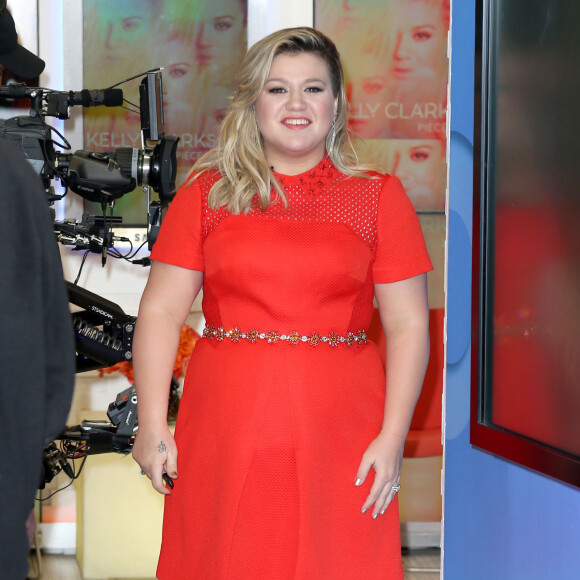 Kelly Clarkson s'est rendue dans les studios de l'émission "Good Morning America" à New York. Le 3 mars 2015