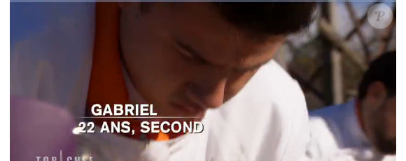 Gabriel, dans Top Chef 2016 (épisode du lundi 6 mars 2016 sur M6).