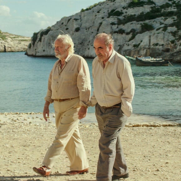 Niels Arestrup et Richard Bohringer dans Vue sur mer.