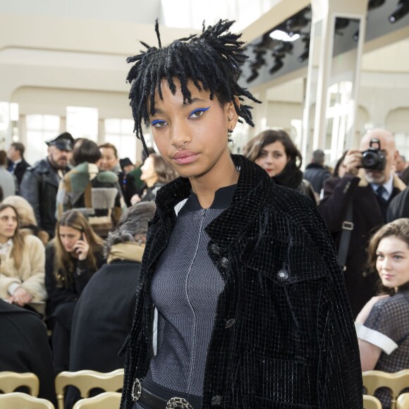 Willow Smith - People au défilé de mode Chanel collection prêt-à-porter Automne Hiver 2016/2017 au Grand Palais, lors de la fashion week à Paris, le 8 mars 2016. © Olivier Borde/Bestimage