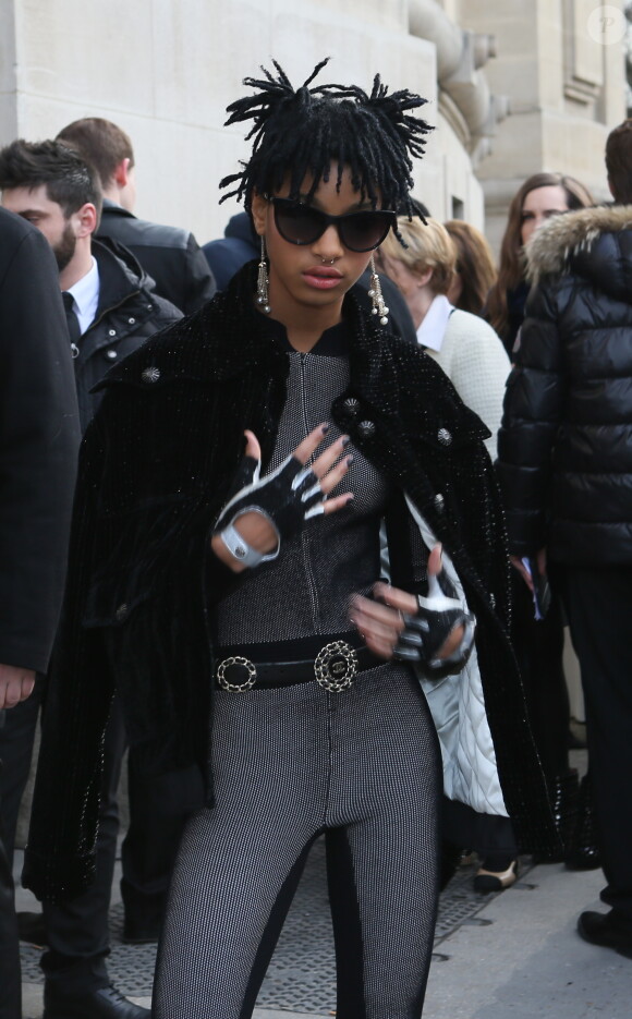 Willow Smith - Arrivées au défilé de mode prêt-à-porter "Chanel", collection automne-hiver 2016/2017, à Paris. Le 8 mars 2016 © CVS / Veeren / Bestimage