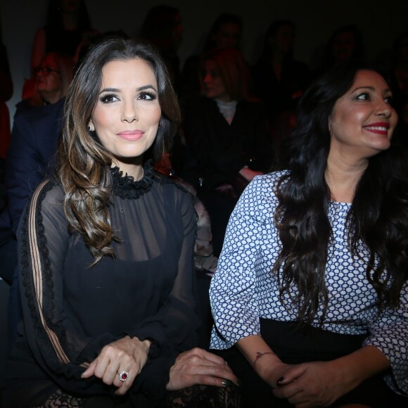 Eva Longoria assiste au défilé Shiatzy Chen (collection prêt-à-porter automne-hiver 2016-2017) au Grand Palais. Paris, le 8 mars 2016. © CVS/Veeren/Bestimage