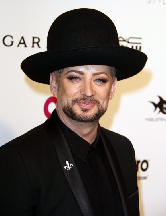 Boy George à la soirée Elton John AIDS foundation 2016 à West Hollywood Park à West Hollywood, le 28 février 2016