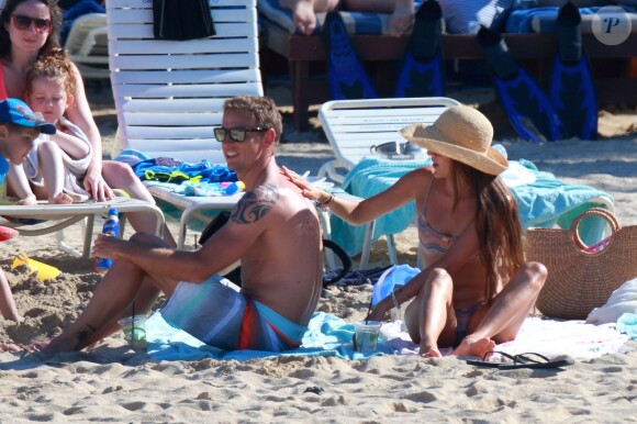 Jenson Button et Jessica Michibata en lune de miel à Hawaï en janvier 2015.