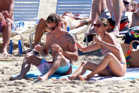 Jenson Button et Jessica Michibata en lune de miel à Hawaï en janvier 2015.