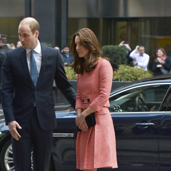 Le prince William, duc de Cambridge, et Kate Middleton, duchesse de Cambridge, rencontraient des membres de l'association XLP à Londres le 11 mars 2016.