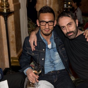 Giambattista Valli et Hidetoshi Nakata à La Réserve à Paris, le 07/03/2016