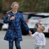 Reese Witherspoon et son fils Tennessee - Reese Witherspoon emmène son fils Deacon à son cours de Golf à Los Angeles le 5 mars 2016.