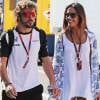 Fernando Alonso et Lara Alvarez, ex-compagne de Fernando Alonso, au Grand Prix de Hongrie à Budapest le 25 juillet 2015. Leur rupture a été révélée en mars 2016, après un an et quatre mois de relation.