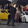 Exclusif - Vin Diesel sur le Tournage de 'Fast and Furious 6' à Londres le 23 Septembre 2012.