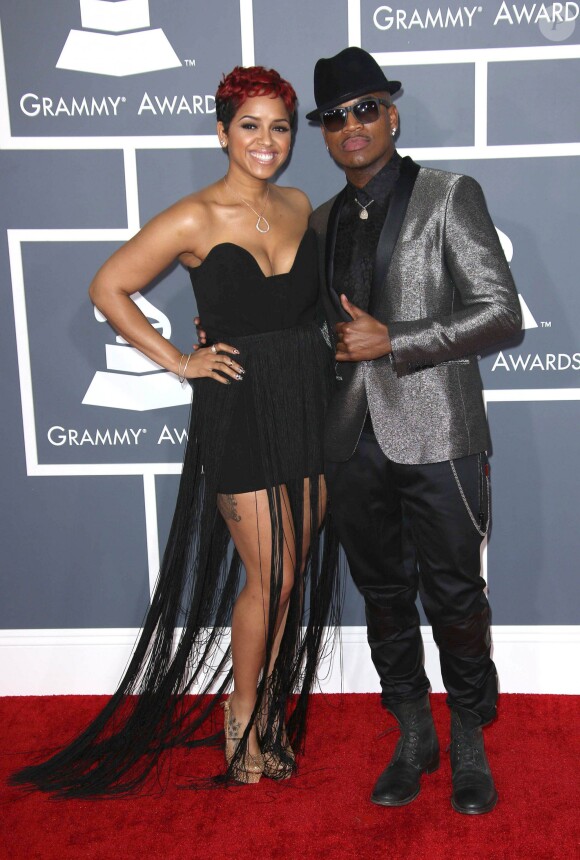 Ne-Yo, Monyetta Shaw à la 55eme ceremonie des Grammy Awards a Los Angeles le 10 Fevrier 2013.