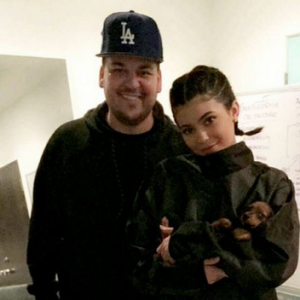 Kylie Jenner et son frère Rob Kardashian sont réconciliés. Photo publiée sur Twitter, le 16 mars 2016.