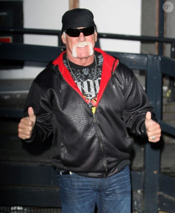 Hulk Hogan a la sortie des studios ITV a Londres, le 22 janvier 2013.