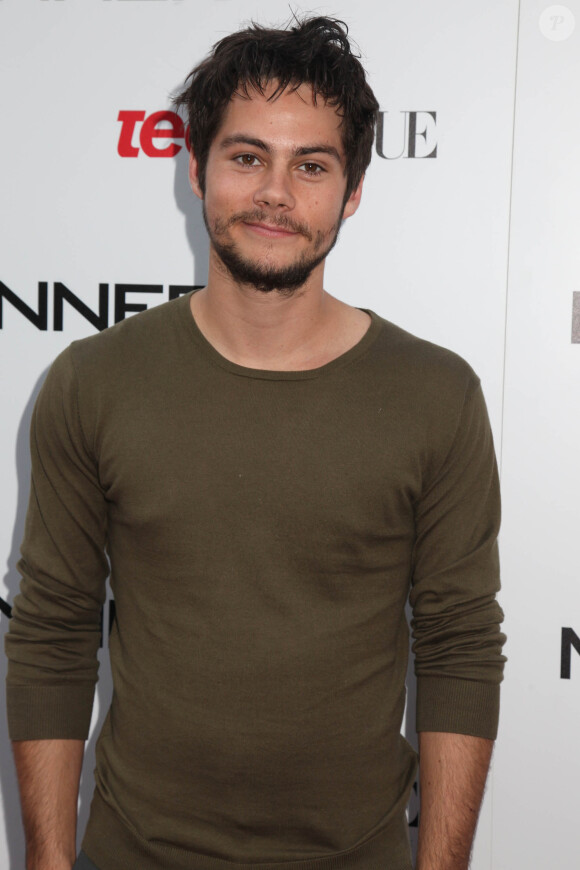 Dylan O'Brien, héros de la saga Le Labyrinthe,  à New York le 15 septembre 2014