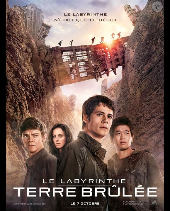 Affiche du film Le Labyrinthe 2 : La Terre brûlée, bande-annonce. Le 18 mars 2016, Dylan O'Brien, héros de la saga, a été grièvement blessé sur le tournage de l'ultime volet