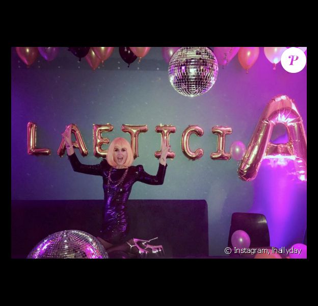 Laeticia Hallyday Ambiance Disco Pour Une Soiree D Anniversaire Inoubliable Purepeople