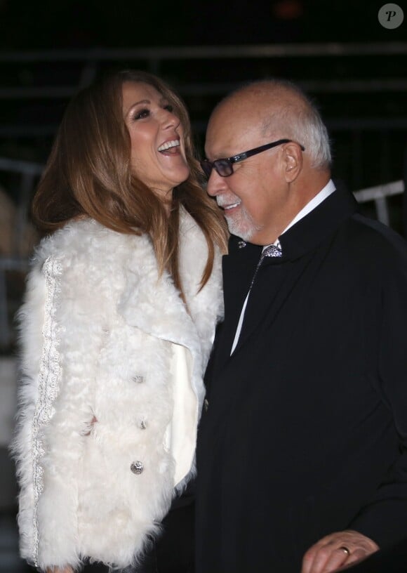 Céline Dion et René Angelil, le 13/11/2013 - Paris