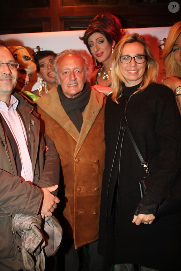Exclusif - Didier Barbelivien et sa femme Laure - Soirée d'inauguration du Club Banana Café à Paris, le 21 mars 2016. © Philippe Baldini/Bestimage