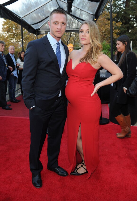 Devon Sawa et sa femme, enceinte - Première de "Life on the Line" au Napa Valley Film Festival, le 14 novembre 2015