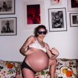 La compagne de Terry Richardson très peu de temps avant son accouchement. Mars 2016.