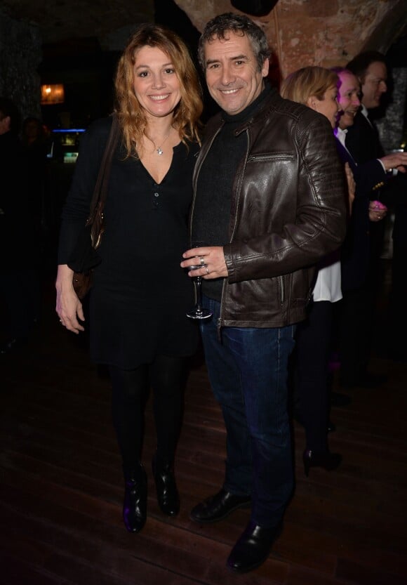 Exclusif - Juliette Meyniac et son mari Manuel Gélin - Cocktail Dégustation du Champagne Gosset " 15 ans de cave a minima" à l'Alcazar à Paris le 21 mars 2016. © Veeren/Bestimage