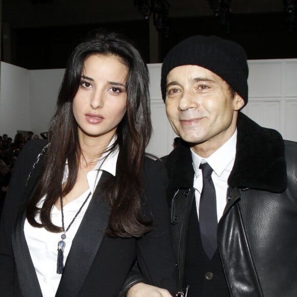 Jean-Luc Delarue et Anissa à Paris, le 21 janvier 2012.