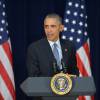 Le président Barack Obama prononce une allocution lors de la conférence des ambassadeurs à Washington. Le 14 mars 2016