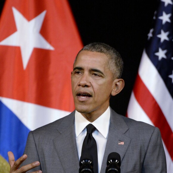 Barack Obama au El Gran Teatro de La Havane, le 22 mars 2016