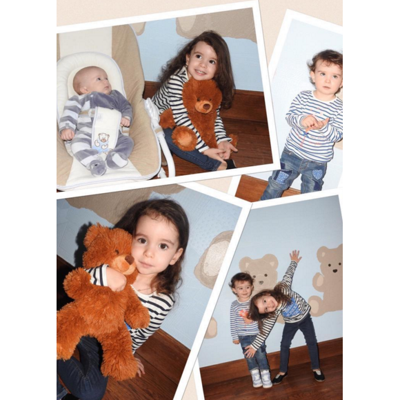 Montage photo de Liva, Mila et Nolan. Mars 2016.