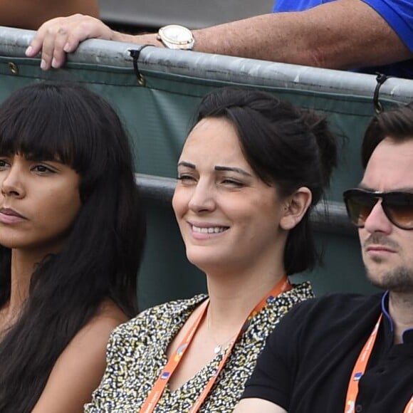 Benoit Paire et Shy'm durant l'Open de Miami, le 25 mars 2016.