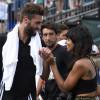Benoit Paire et Shy'm durant l'Open de Miami, le 25 mars 2016.