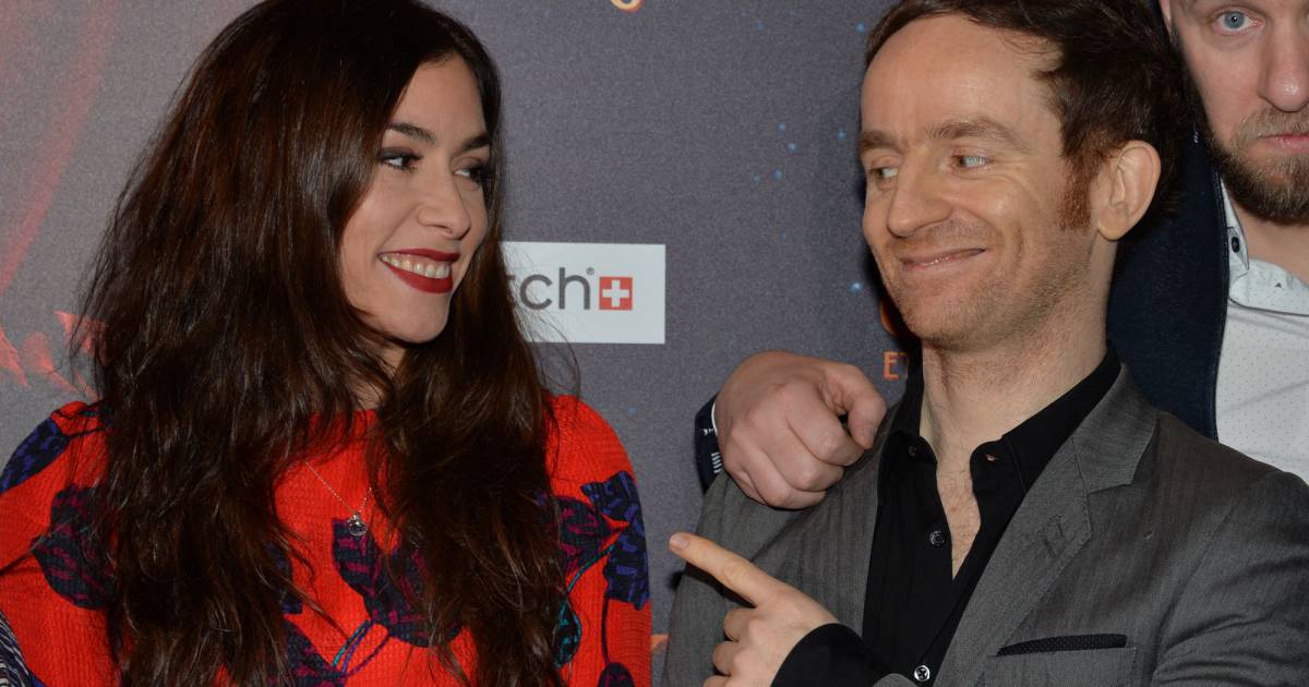 Olivia Ruiz, Mathias Malzieu lors de la première du film Jack et la mécanique du coeur à Paris