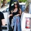 Kim Kardashian arrive aux studios de tournage de Los Angeles le 25 Mars 2016.