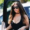 Kim Kardashian arrive aux studios de tournage de Los Angeles le 25 Mars 2016.