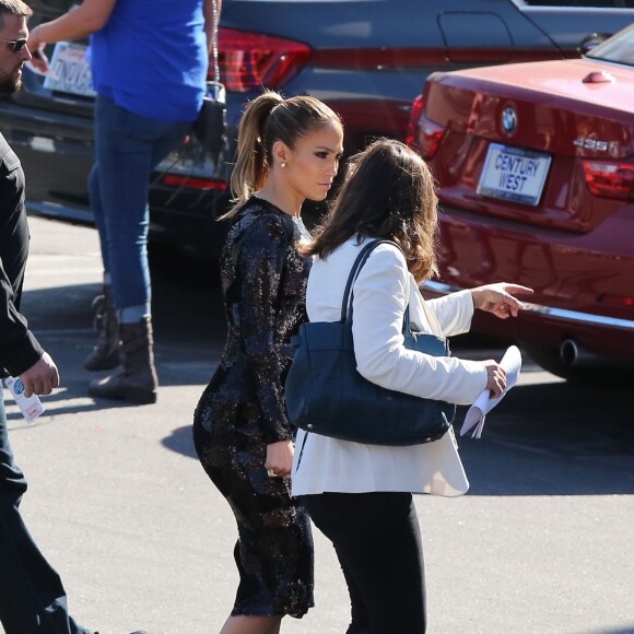 Jennifer Lopez aux répétitions de American Idol à Los Angeles, le 24 mars 2016 © CPA/Bestimage