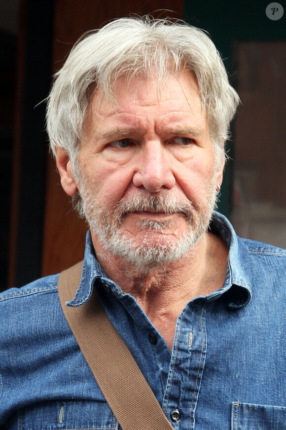 Harrison Ford est allé déjeuner au restaurant 'Bar Pitti' dans le quartier de Downtown à New York, le 10 mars 2016
