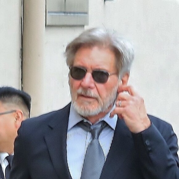 Harrison Ford arrive à l'émission Jimmy Kimmel Live! à Hollywood, le 21 mars 2016 © CPA/Bestimage